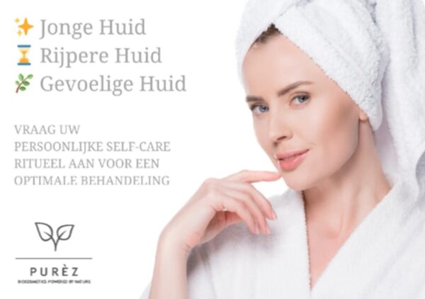 1 x A3-poster PURÈZ Huidsverzorging